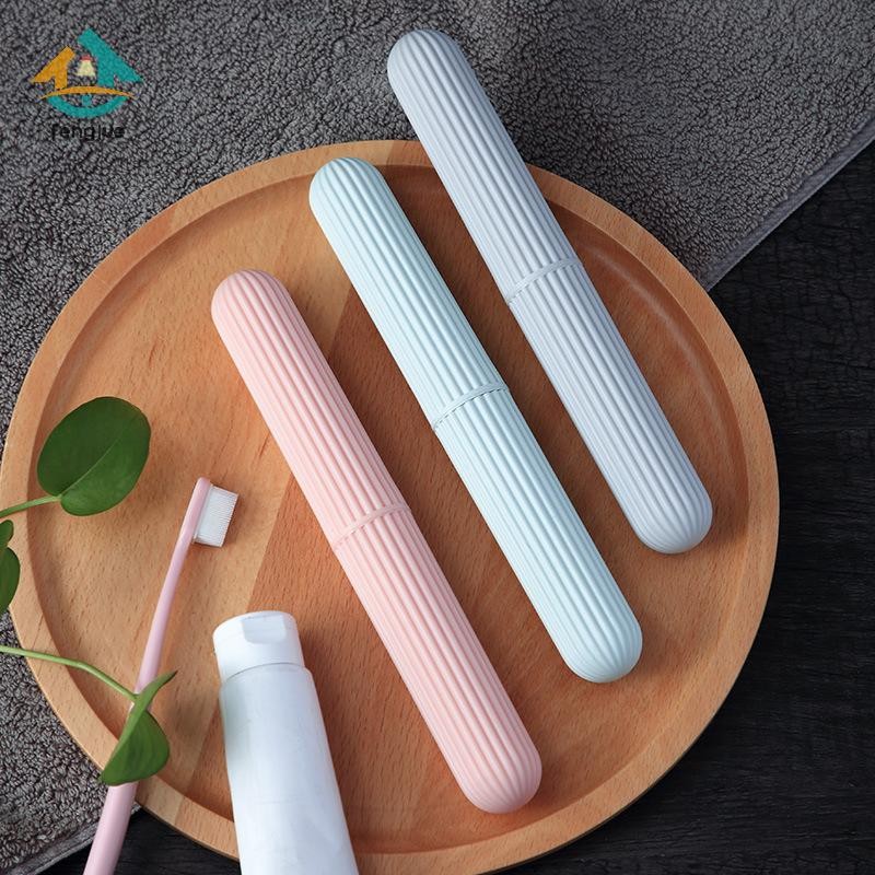 Fengjue กล่องแปรงสีฟันมัลติฟังก์ชั่นพร้อมฝาปิดกล่องแปรงฟันเดินทางแบบพกพา TH – โปรปัง