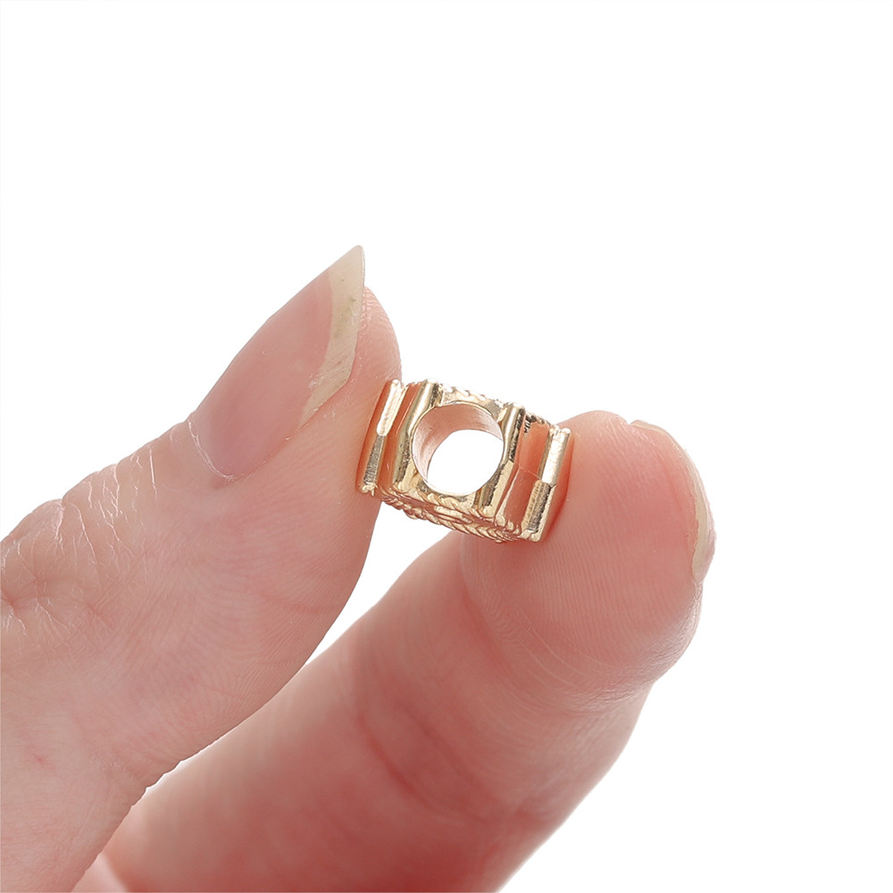 St. kunkka 5 ชิ้นCCB ลูกปัดหลุมขนาดใหญ่ผสม Star ดอกไม้ Spacer ลูกปัดสําหรับ DIY สร้อยข้อมือสร้อยคอทํา - รูปที่ 7