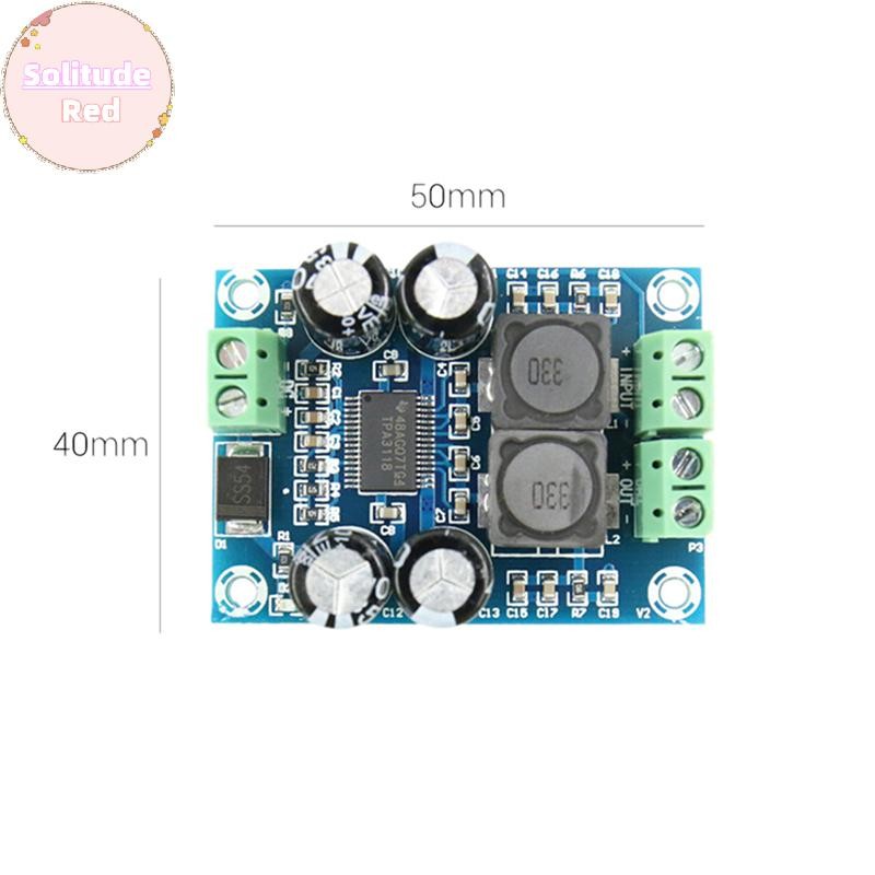 Solitudered 60W TPA3118 เครื่องขยายเสียงดิจิตอล AMP DC 10-24V โมดูล PBTL Mono ซับวูฟเฟอร์ TH