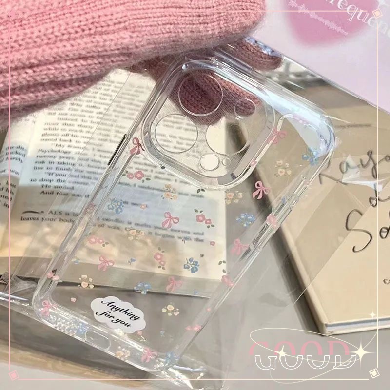 🔥POPPA🔥กรณีโทรศัพท์แอปเปิ้ล กันกระแทก วินนี่เดอะพูห์ หรูหรา for iPhone 11 X 12 13 14 15 plus 16 pro max 7/8plus ดอกไม้
