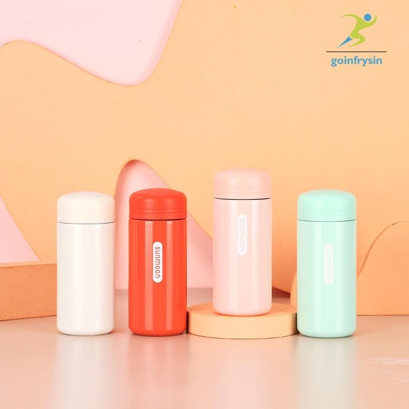 [DI] สะดวกมินิสแตนเลส 150ml ถ้วยเก็บความร้อน Ultra-compact แบบพกพา Leak-proof แฟชั่นถ้วยน้ํา Drinkware Thermos กาต้มน้ํา TH