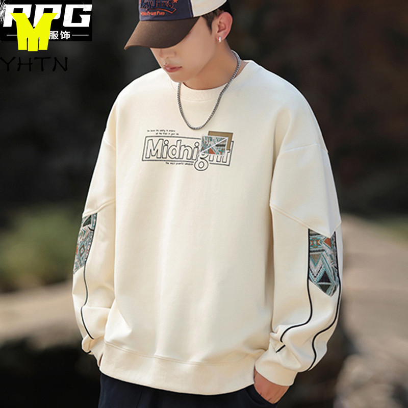 YHTN sweater ผู้ชาย ขนาดพลัส แฟชั่น  สินค้าใหม่ เวอร์ชั่นเกาหลี แขนยาว men sweater คุณภาพสูง boy swe