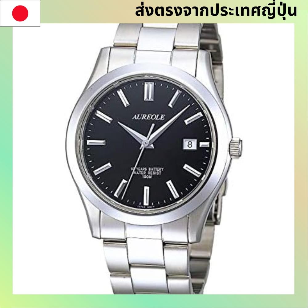 [AUREOLE] นาฬิกา AUREOLE 10 ATM กันน้ำ SW-409M-1 สุภาพบุรุษ【Direct from Japan】