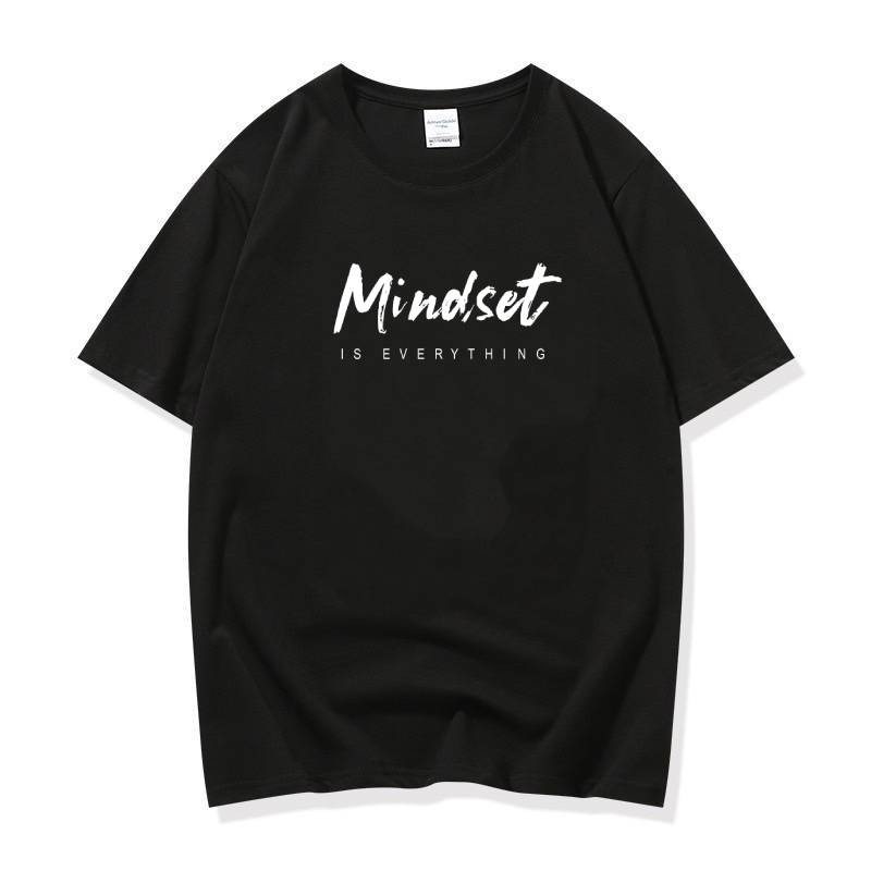 MKL เสื้อยืดคอกลม แขนสั้น ผ้านุ่มใส่สบาย พิมพ์ลายอักษร เสื้อแฟชั่น 9สีให้เลือก  #9693