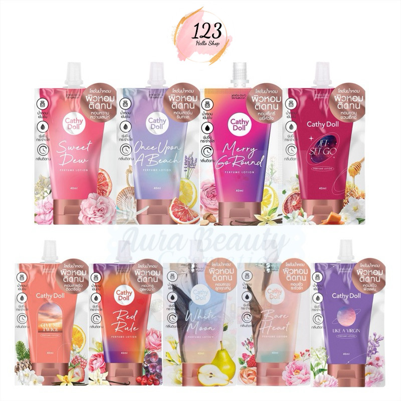 (1ซอง) Cathy Doll โลชั่นน้ำหอม Perfume Lotion Series ชนิดซอง ขนาด 40 ml