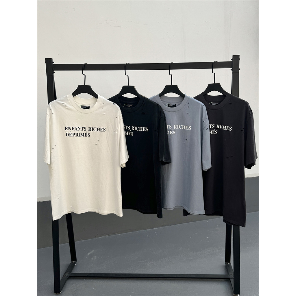 ล่าสุด High Street Melanchon Fu รุ่นที่สอง Heavy ล้างน้ํา Distressed Destruction แนวตั้ง Crack การพิ