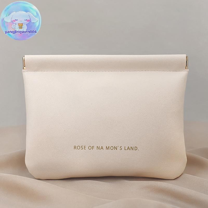 Yangwen แบบพกพา PU หูฟังกระเป๋าลวดเครื่องสําอางลิปสติกผู้ถือเหรียญการ์ดกระเป๋าเดินทางเครื่องประดับ Sundries Organizer กระเป๋ามินิกระเป๋า