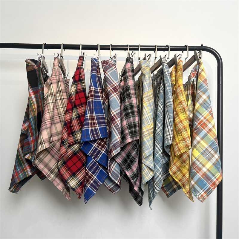 แนะนำ ผ้าม่าน 1.7,000 คนคอลเลกชันปีนี้ Dopamine Checkered ก้นผ้าม่านหญิงการปิดกั้นกระโปรง Lace-Up เนื้อทิเบตเครื่องมือที่มีประโยชน์ชายจับคู่ Bottoming การปิดกั้นผ้าม่าน 4 ราคาพิเศษ มีเก็บเงินปลายทาง