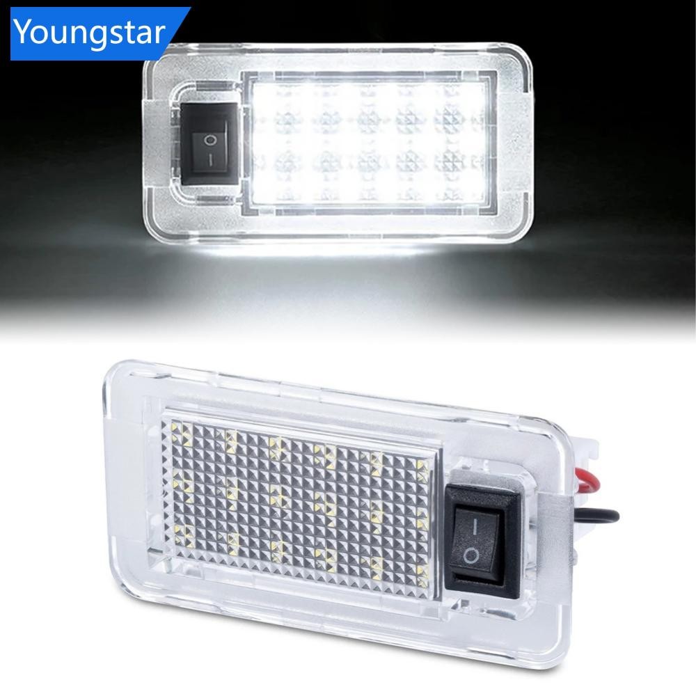 FFY 1PC รถไฟป้ายทะเบียน LED จํานวนโคมไฟ Trunk Light เปลี่ยน 12V สําหรับ Toyota RAV4 MK5 Prius Siena Venza