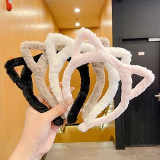 ใหม่แฟชั่นน่ารักหูแมวที่คาดผมหูแมวนุ่มที่คาดผมหูแมวเกาหลีที่เรียบง่ายแฟชั่นล้างหน้าเครื่องประดับผม G3293