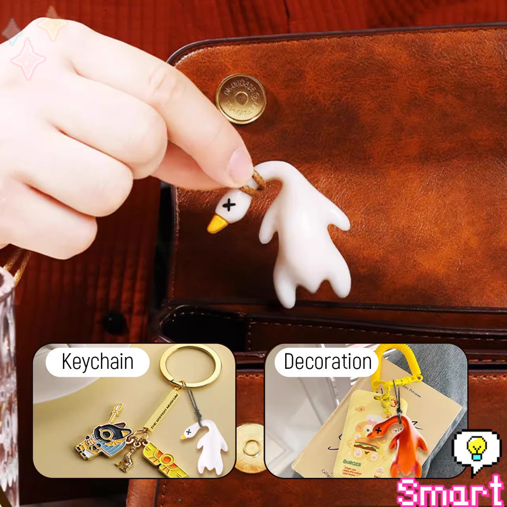 เป็ดเปลี่ยนสีเมื่อโดนแสงพระอาทิตย์ พวงกุญแจห้อยกระเป๋า 1 ชิ้น   แขวนเป๋านักเรียน เครื่องประดับรถ Duck keychain - รูปที่ 5