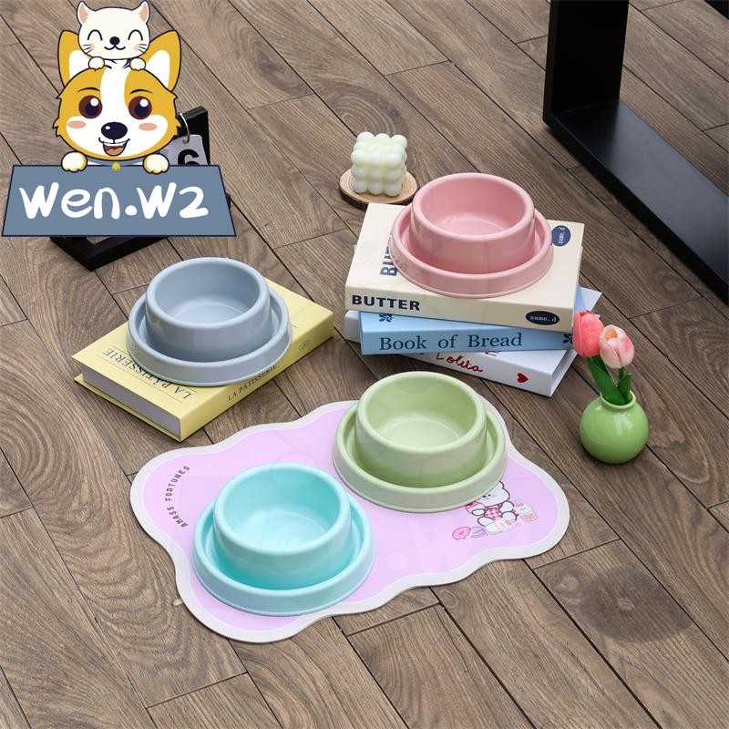 wen.W2 ชามอาหารสัตว์กันมด กันลื่น พลาสติกรีไซเคิล ล้างง่าย thumbnail 3