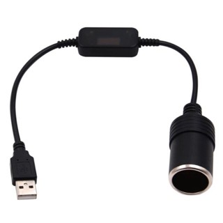 ส่งไว ประกัน1ปีเต็ม! เพิ่มความยาวไฟแช็กซ็อกเก็ต USB 5V To 12…