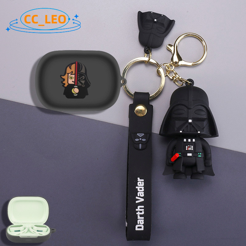 สําหรับ EDIFIER A6 กรณีน่ารักหมีพวงกุญแจจี้ EDIFIER A6 เปิดหูซิลิโคนนุ่ม EDIFIER Comfo Flex เคสกันกร