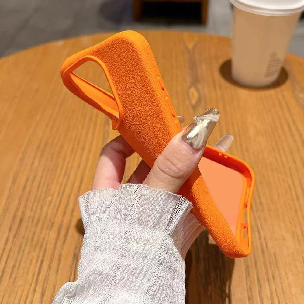 เคสโทรศัพท์ for เคสไอโฟน 13 iPhone 16 15 11 14 12 Pro Max 15 14 Plus XR XS Max 16 Pro เคสซิลิโคน กันเปื้อน ลายลิ้นจี่ thumbnail 9