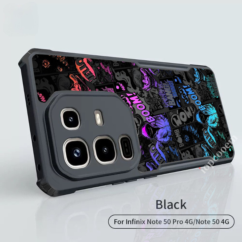 อินเทรนด์ขั้นสูง Graffiti BOOM เคสโทรศัพท์ Infinix 50 50S 50X 40X 40S 40 Pro Plus 4G 5G ปลอกกันเหงื่