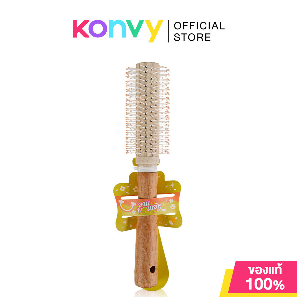 Lemon Me Round Comb Lm1003 #03 Yellow เลม่อน มี หวีจัดแต่งทรงผม.