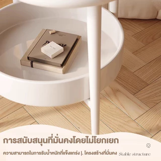 โต๊ะข้างโซฟา มินิมอล 2 ชั้น - โต๊ะข้างเตียง วางของ ขนาดเล็ก เหมาะห้องเล็ก(Delin store)