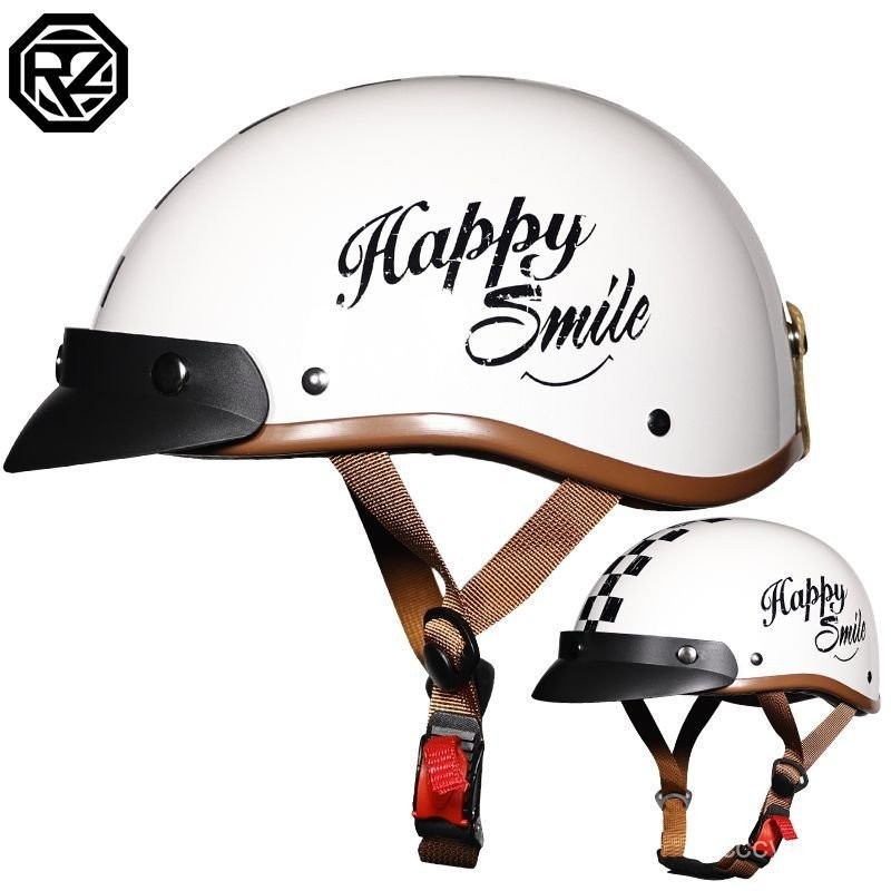 Harley หมวกกันน็อครถจักรยานยนต์ชายหญิงหมวกกันน็อควินเทจฤดูร้อน ราคา ถูกที่สุด ดีลบีเคเค