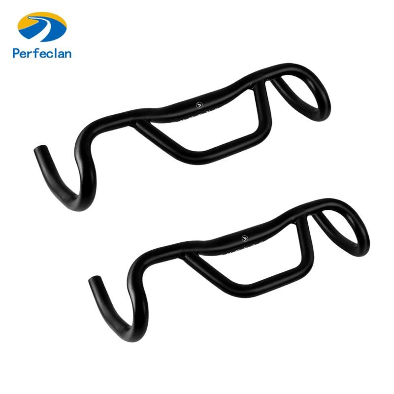 Perfeclan จักรยาน Drop Handlebar เปลี่ยน Drop Bar สบาย Ultralight เหมาะกับ 31.8 มม.สําหรับจักรยานเสื
