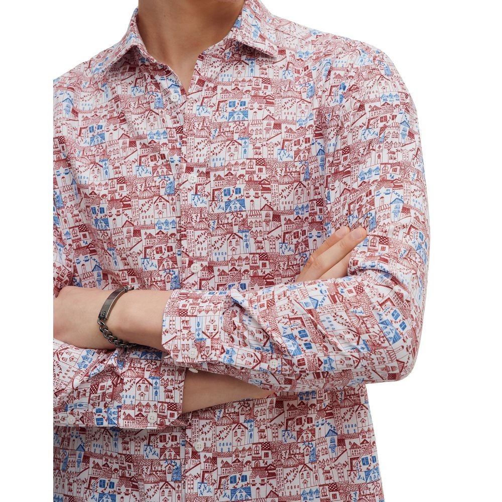 G2000 เสื้อเชิ้ตแขนยาวลำลอง สำหรับผู้ชาย รุ่น 4612085234 YELLOW