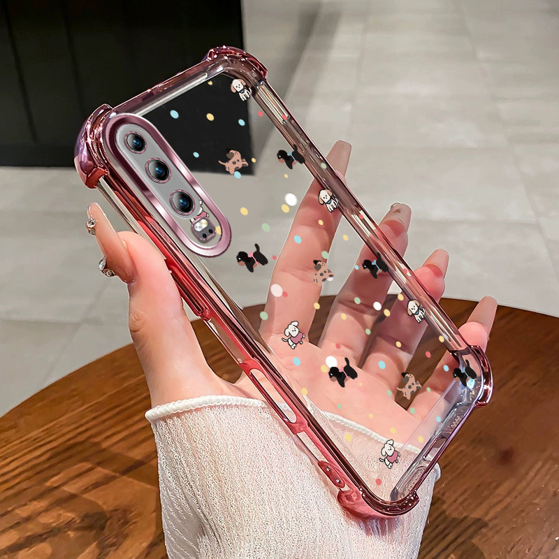 เคสสําหรับ Huawei p30 pro เคสโทรศัพท์ TPU 2025 กันกระแทกการออกแบบใหม่สุนัขน่ารัก softCase SZ14