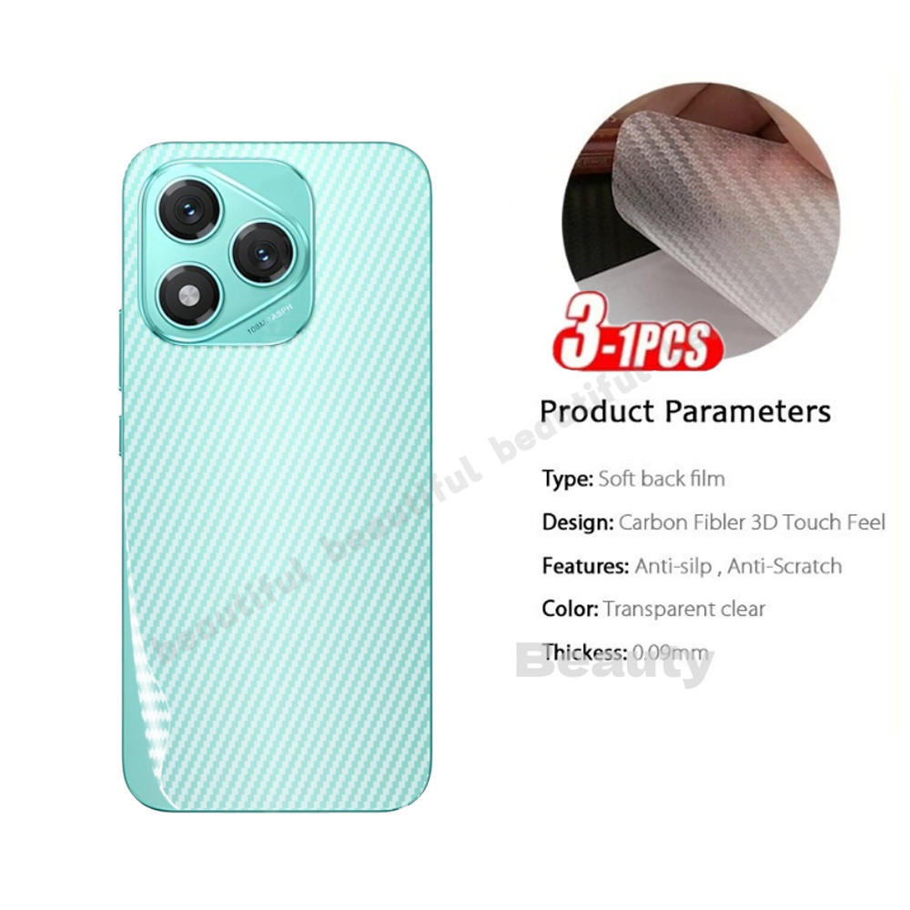 สําหรับ Honor 400 Lite Matte กลับฟิล์มสําหรับ Honor 400Lite 400 Lite 400L คาร์บอนไฟเบอร์กลับฟิล์ม Ho