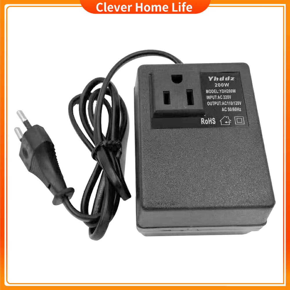 ตัวแปลงแรงดันไฟฟ้า 200w Ac 220v ถึง 110v