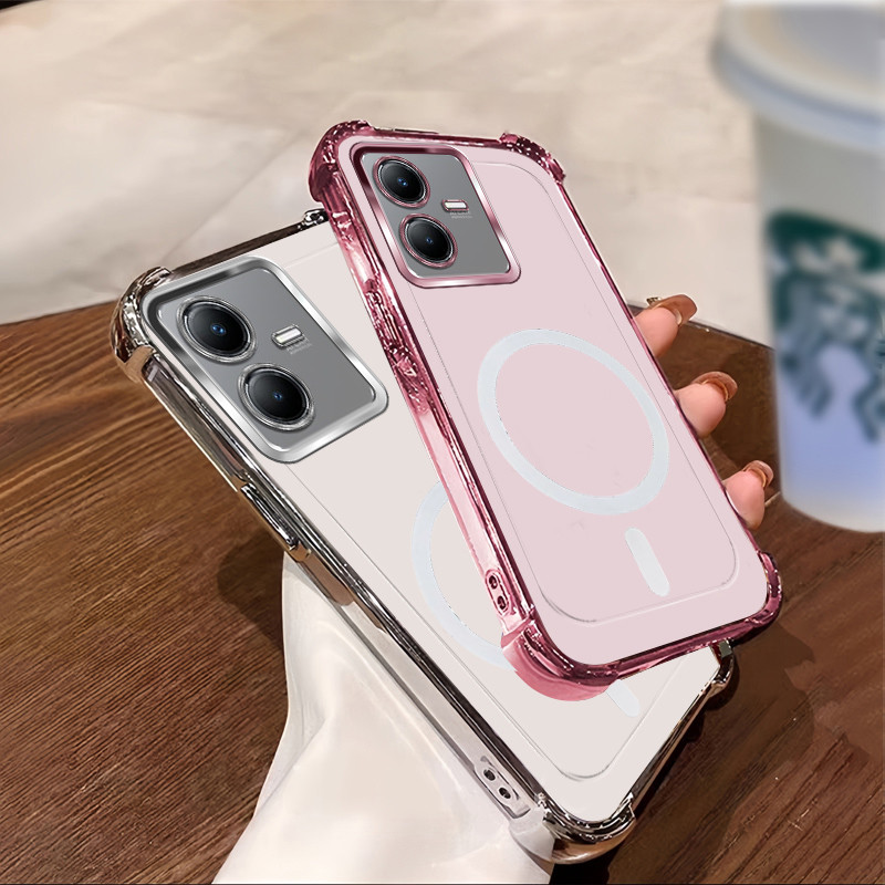 กันกระแทกCase สําหรับ Vivo Y22 2022 Y22S Y22T เคสโทรศัพท์ 2025 ใหม่การออกแบบแม่เหล็กความงามกรณี SZ15 - รูปที่ 2