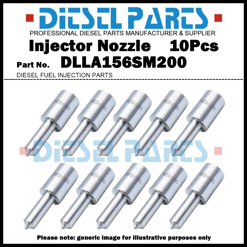10 ชิ้นดีเซลหัวฉีดน้ํามันเชื้อเพลิง Nozzel เคล็ดลับ DLLA156SM200 NP-DLLA156SM200 สําหรับ ISUZU GIGA 