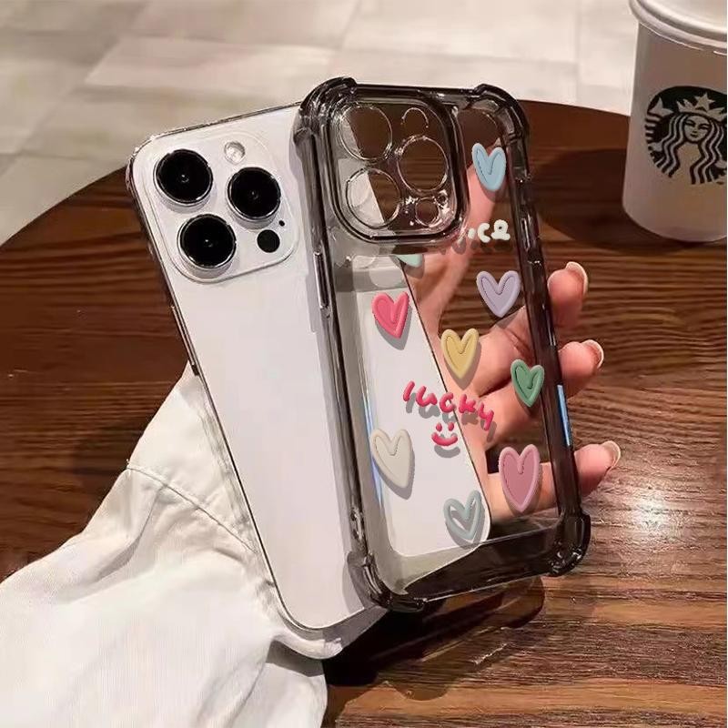 เคสโทรศัพท์, การออกแบบความรักที่สวยงามและน่ารัก, เข้ากันได้กับ iPhone 15, 14, 13, 12, 11, 16 Pro Max ทำจากซิลิโคน TPU - รูปที่ 3