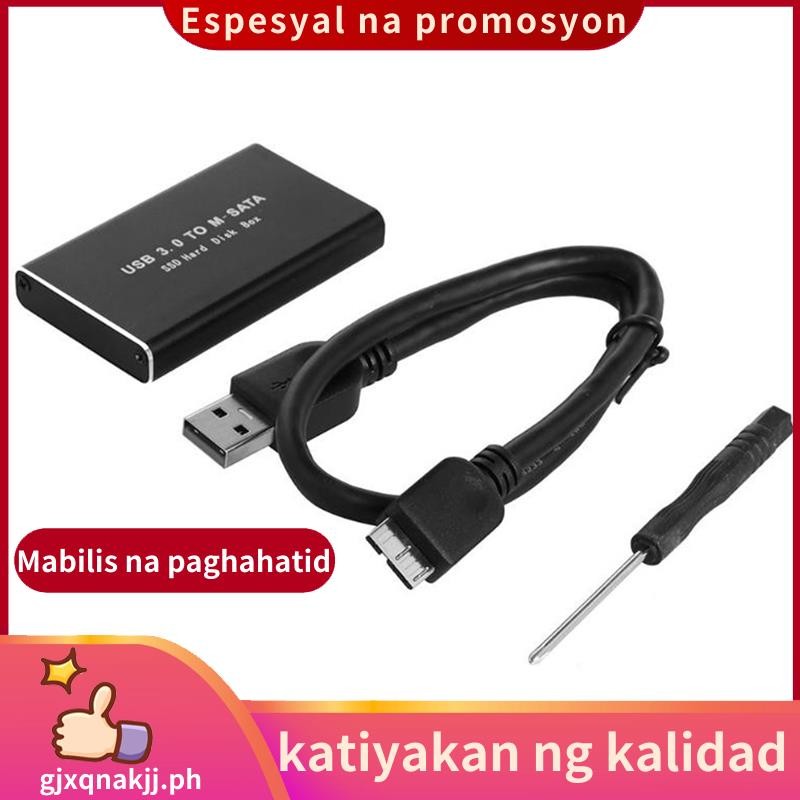 MSATA to USB 3.0 SSD Disk Box สําหรับ 30x50 มม.30x30 มม.MSATA SSD.gjxqnakjjph