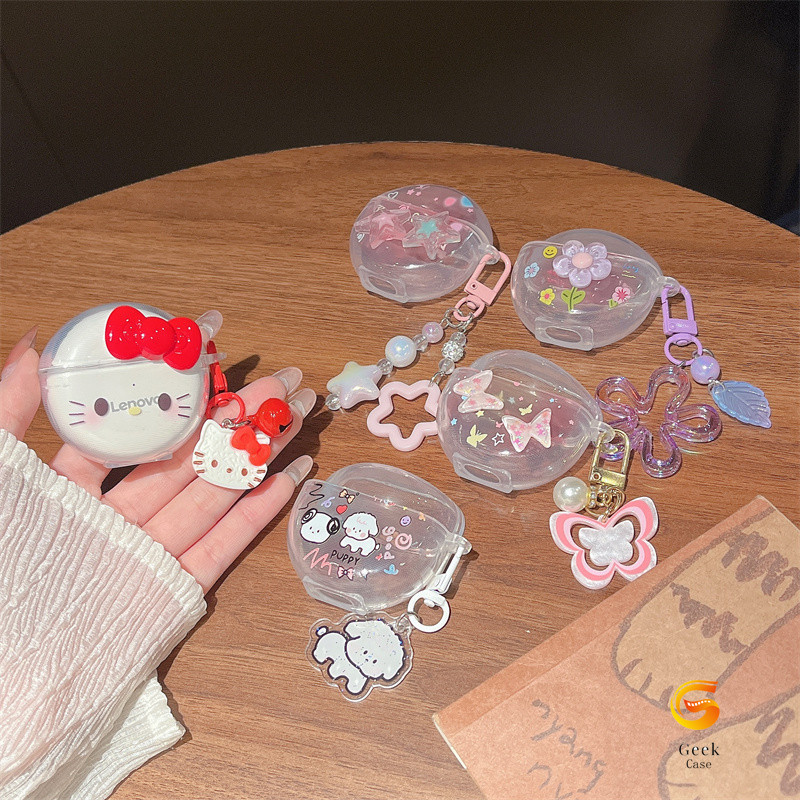 Geek For Disney F9 เคสหูฟัง บุคลิกภาพ โบว์ แมว ดาว ดอกไม้ เคส Case