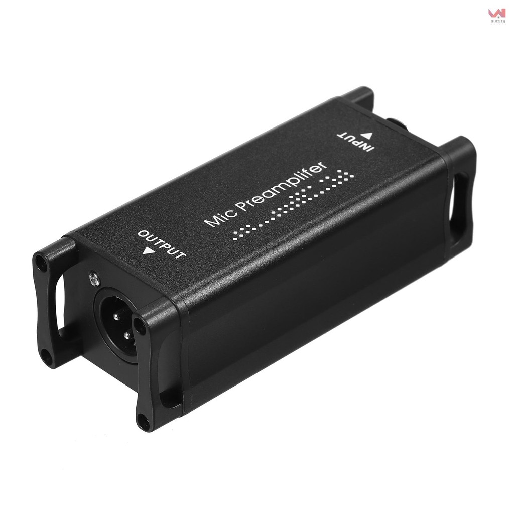 Mic Activator Ultra-Clean Gain ไมโครโฟน Preamplifier Audio Booster สําหรับสตูดิโอหรือการบันทึกที่บ้า