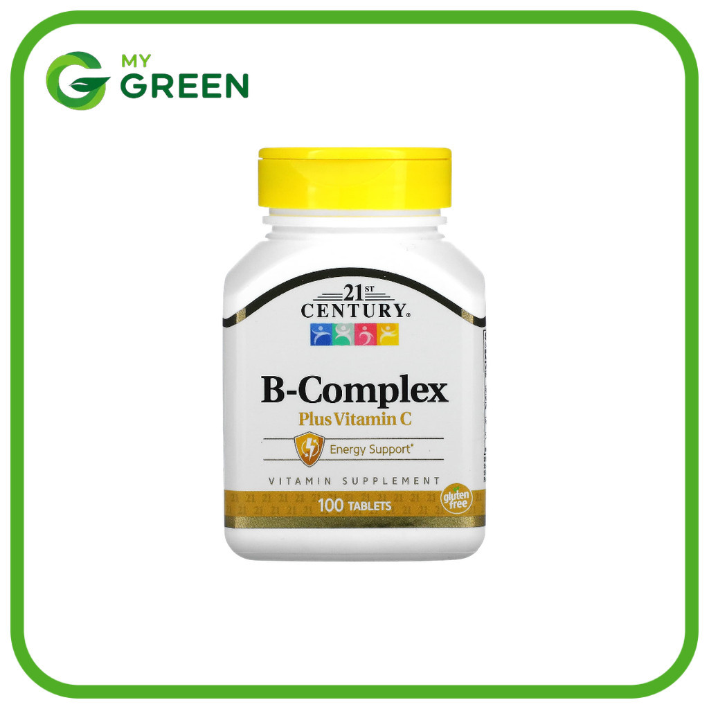 21st Century, วิตามิน B รวมผสมวิตามิน C บรรจุ 100 เม็ด