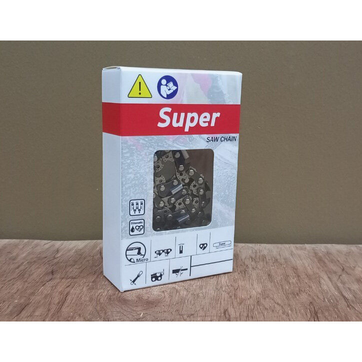 โซ่เลื่อยยนต์ (325/404) ตราSUPER  มีให้เลือกหลายขนาด  โซ่เลื่อย โซ่บาร์เลื่อย โซ่ตัดต้นไม้ ตัดเร็ว คม - รูปที่ 2