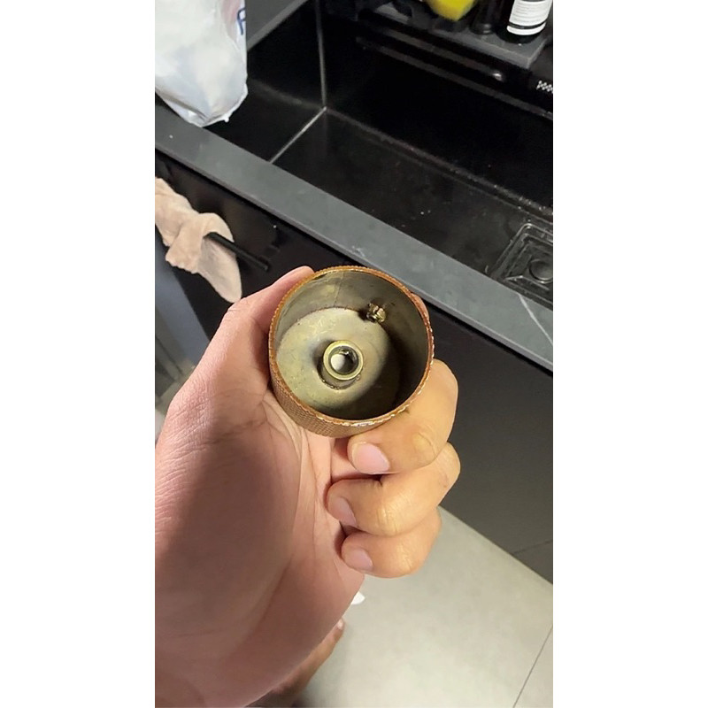 Waterfall sink tap knob cover shell