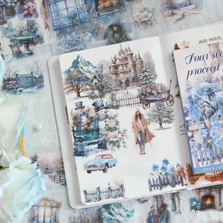 20sheepts PET สติกเกอร์ Season Series PET สติกเกอร์ตกแต่งไดอารี่สาว Scrapbooking วัสดุตกแต่งอัลบั้มเครื่องเขียนสติกเกอร์