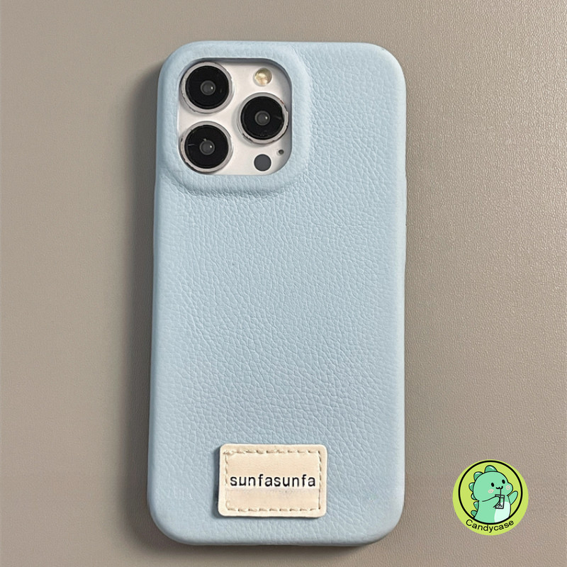 เลียนแบบหนังสําหรับ Vivo V40 V30 V29 V27 Pro V27E V23 V21 5G 4G V21a V20 Pro V15 ฝาครอบน่ารักสีลูกกวาดนุ่มเคสโทรศัพท์พร้อม - รูปที่ 3