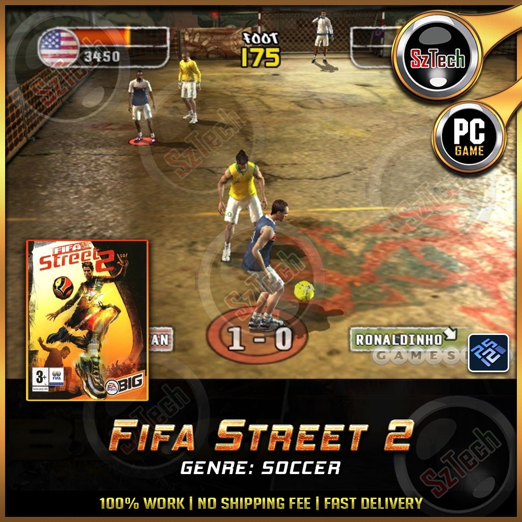 FIFA Street 2 [ PC/Laptop GAME] 🔥Offline Games🔥FIFA Street🔥PCSX2 Emulator🔥