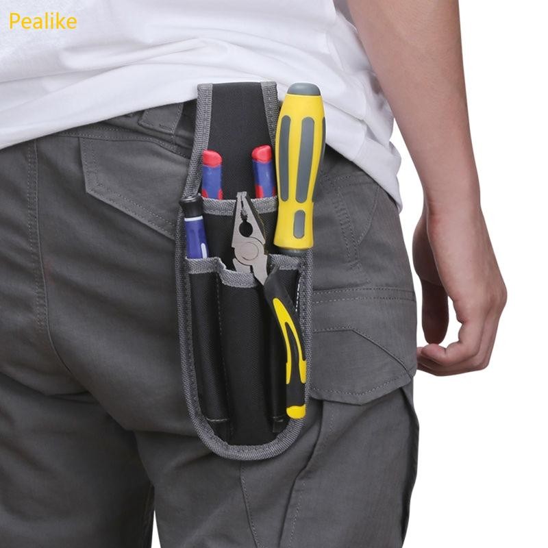 Pealike แบบพกพาสะโพกกระเป๋าเครื่องมือเอว Gadget กระเป๋าช่างไฟฟ้าเครื่องมือฮาร์ดแวร์กระเป๋าผ้าโพลีเอสเตอร์มัลติฟังก์ชั่ Toolkit – โปรปัง