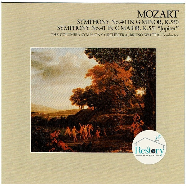 ซีดี Wolfgang Amadeus Mozart, Bruno Walter, Columbia Symphony Orchestra - Symphony No.40 / Symphony 