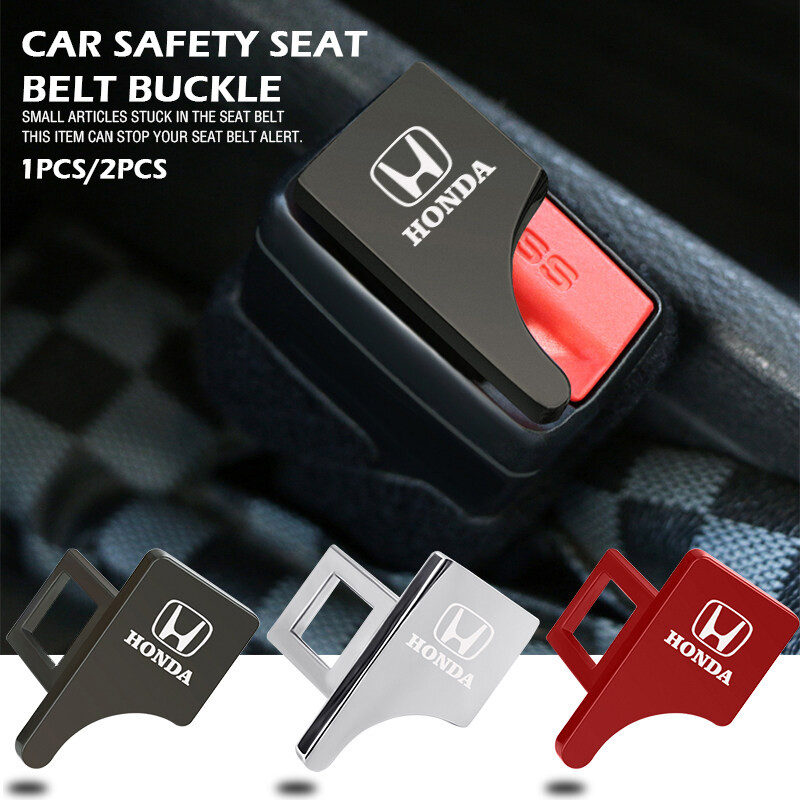 1pcs Seatbelt Alarm Stopper เข็มขัดนิรภัยรถยนต์หัวเข็มขัดนาฬิกาปลุก Universal ปกปิดคลิป toyota honda Mitsubishi Suzuki mazda