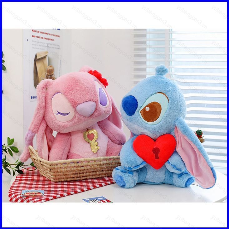 Yc3 น่ารัก Stitch Angel ตุ๊กตาตุ๊กตาของขวัญสําหรับแฟน Baby Soothing ของเล่นโยนหมอนตุ๊กตาของเล่น