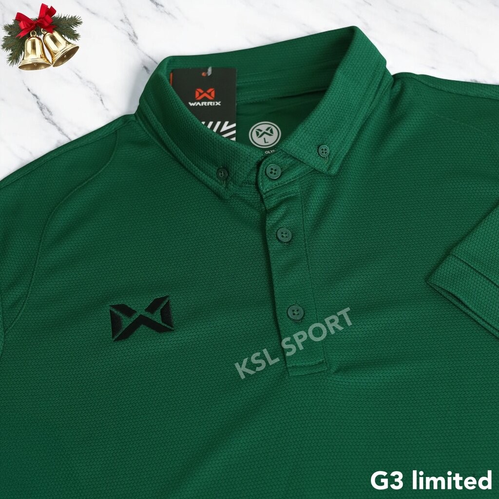 Warrix เสื้อโปโล Classic Polo แขนสั้น คอปก สีล้วน รหัส 3315N WA-3315 thumbnail 7
