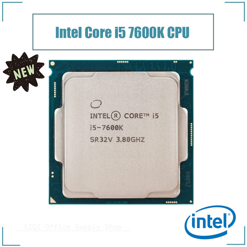 [ใหม่] Intel core i5 7600K CPU Quad-core สี่เกลียว LGA 1151 เหมาะสําหรับคอมพิวเตอร์เดสก์ท็อป