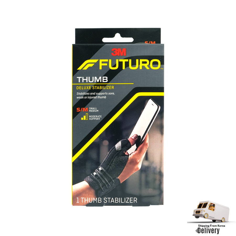 3M Futuro Deluxe Thumb Stabilizer Size SM Stability Moderate Stabilizing Support
