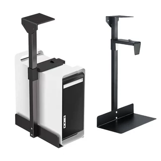 Tar Universal PC ผู้ถือใต้โต๊ะผนังด้านข้าง CPU Stand Lift ปรับคอมพิวเตอร์เมนเฟรมแขวนโฮสต์กล่องขาตั้ง Rack
