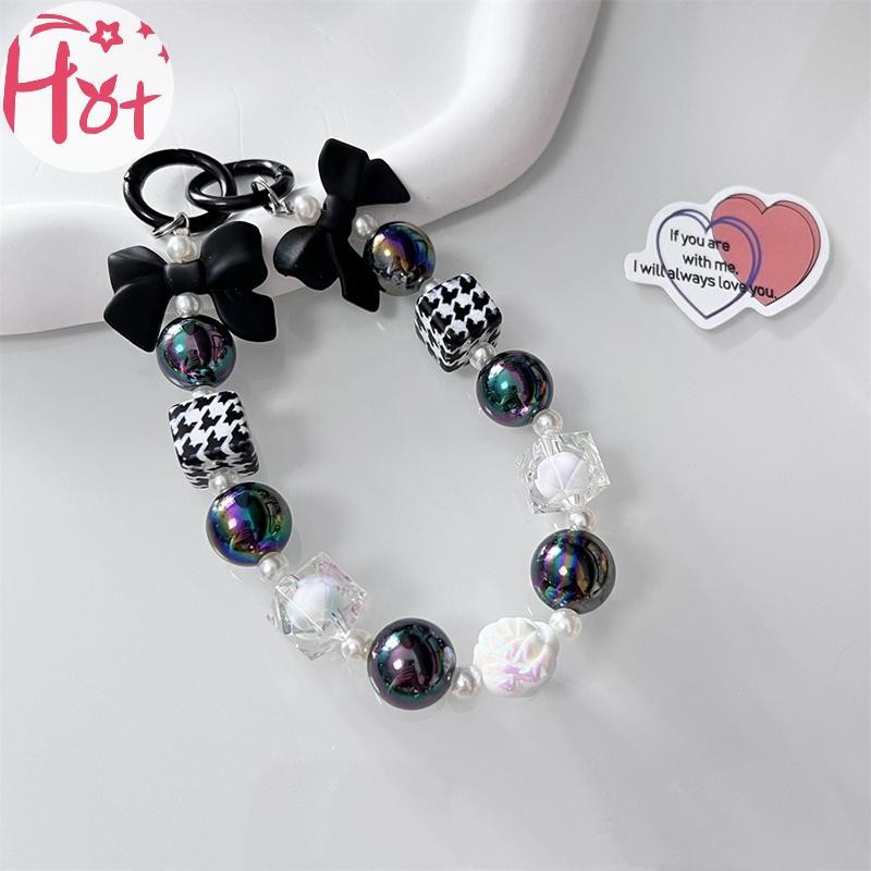 GE เชือกเส้นเล็กโทรศัพท์มือถือสากลระดับไฮเอนด์โซ่คริสตัลหยดน้ําสั้นโซ่ข้อมือลูกปัดมือถือจี้สี่เหลี่ยม - รูปที่ 4