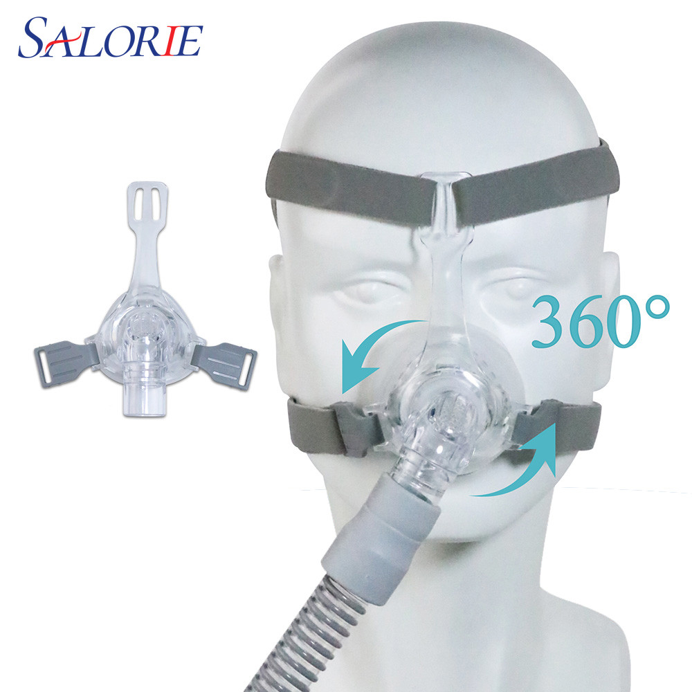 หน้ากากจมูก Salorie พร้อมหมวกสําหรับหน้ากากจมูก CPAP สําหรับ Home Sleep Apnea Anti Snoring Stopper